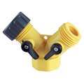 Waxman Consumer Products Waxman Consumer Products Group Y Hose Connector With Shutoff Levers 7412000N 7412000N